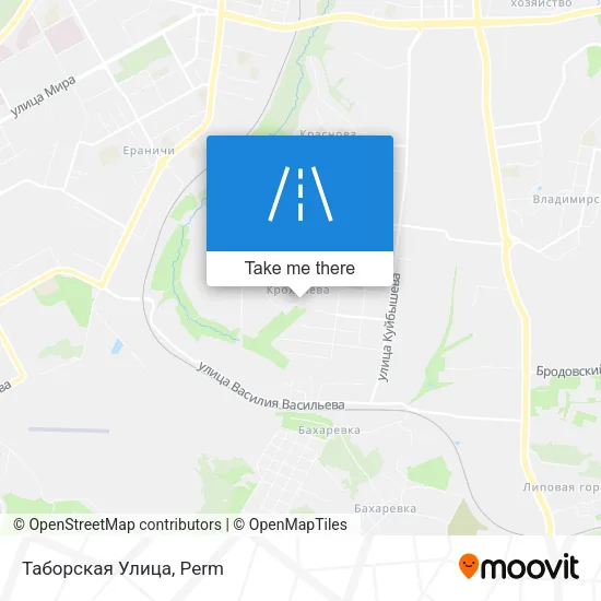 Таборская Улица map