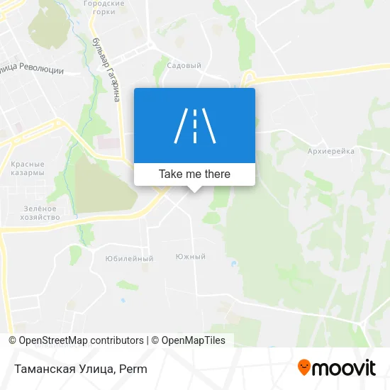 Таманская Улица map