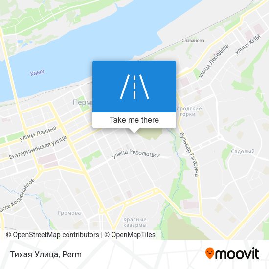 Тихая Улица map