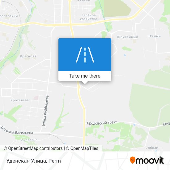 Уденская Улица map