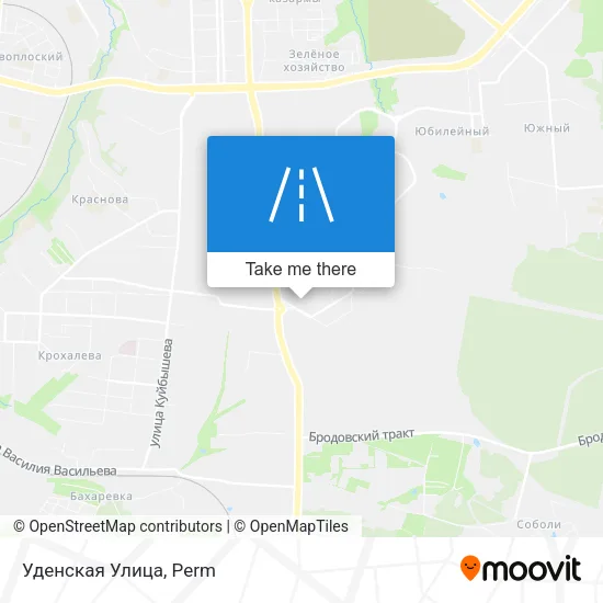 Уденская Улица map