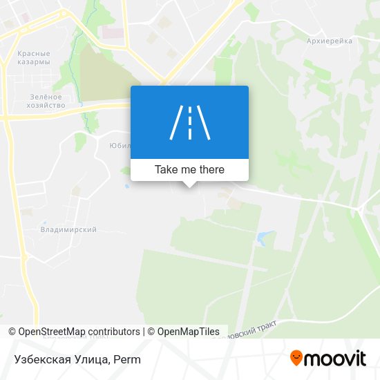 Узбекская Улица map