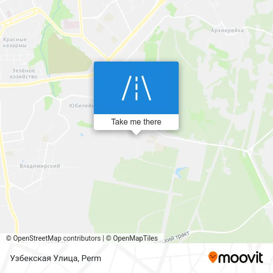Узбекская Улица map