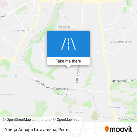 Улица Анвара Гатауллина map