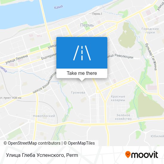 Улица Глеба Успенского map