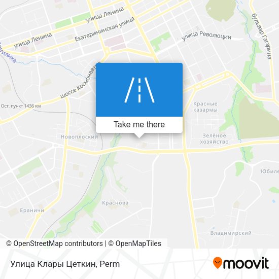 Улица Клары Цеткин map