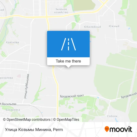 Улица Козьмы Минина map