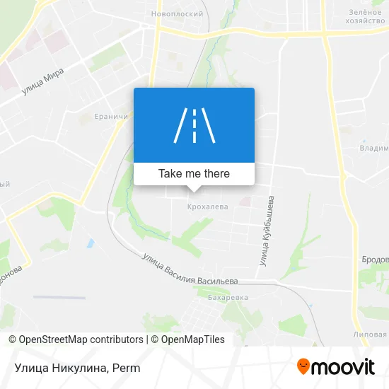 Улица Никулина map