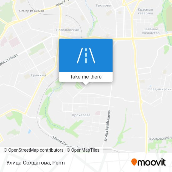 Улица Солдатова map