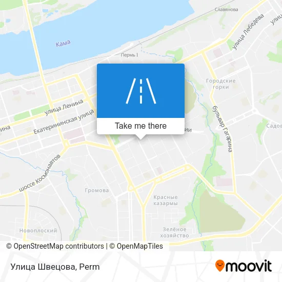 Улица Швецова map