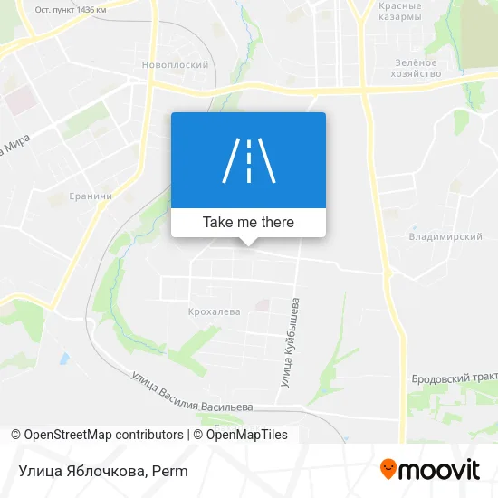 Улица Яблочкова map