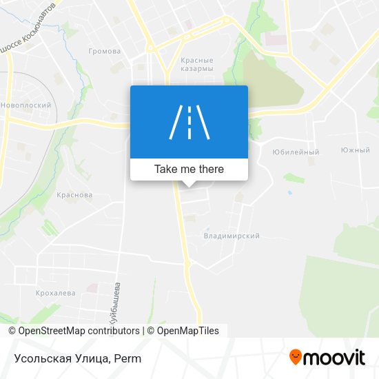 Усольская Улица map