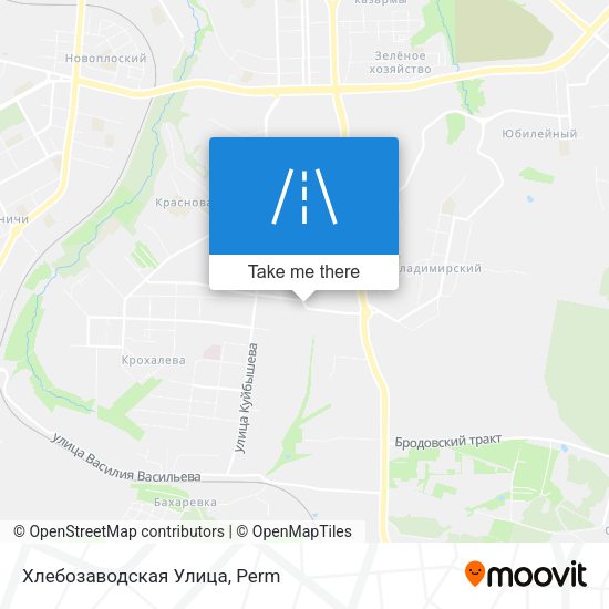 Хлебозаводская Улица map