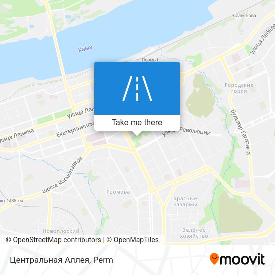 Центральная Аллея map