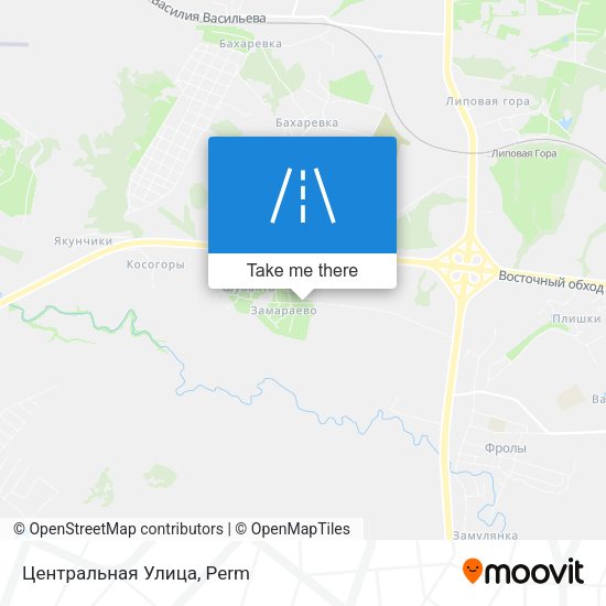 Центральная Улица map