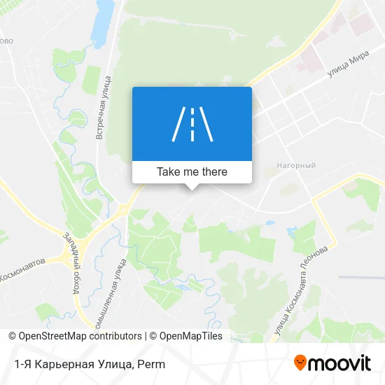 1-Я Карьерная Улица map