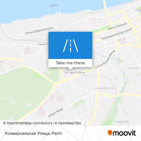 Коммунальная Улица map