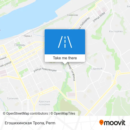 Егошихинская Тропа map