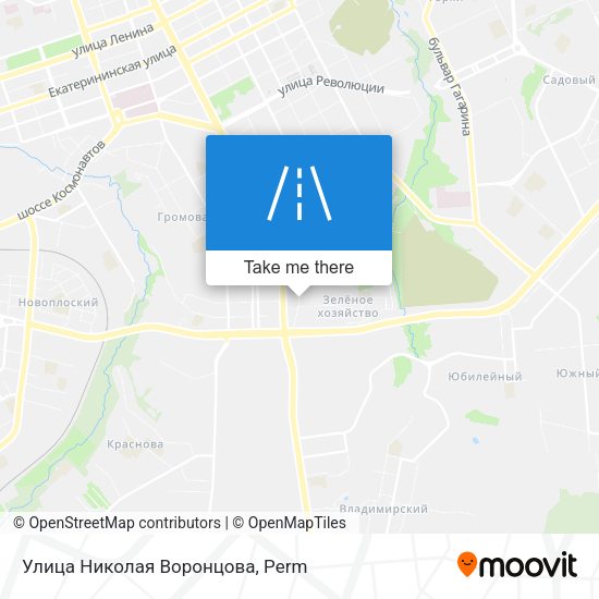 Улица Николая Воронцова map