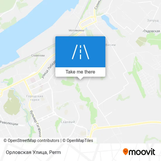 Орловская Улица map