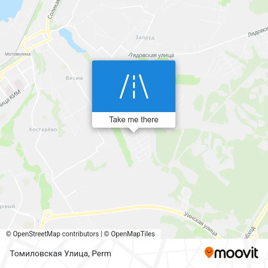 Томиловская Улица map
