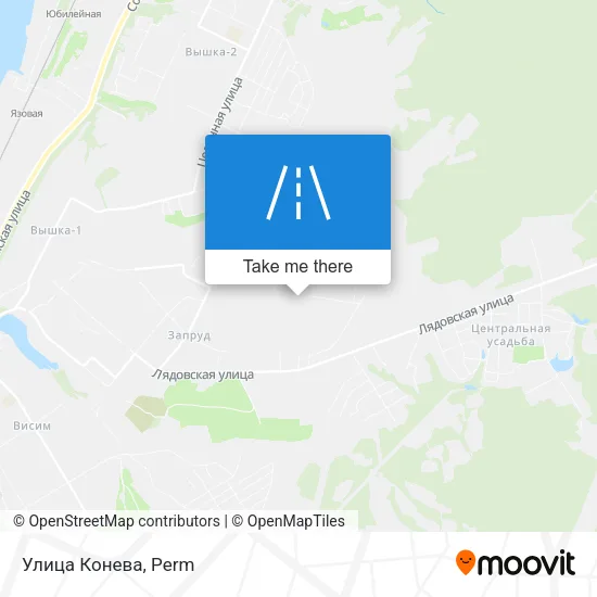 Улица Конева map