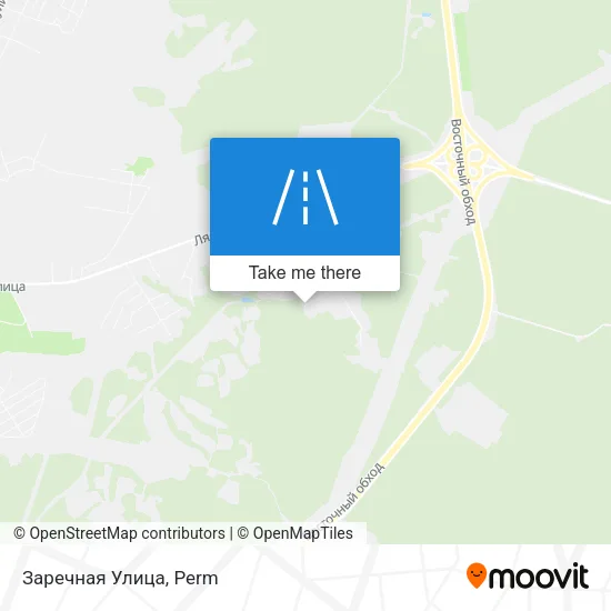 Заречная Улица map