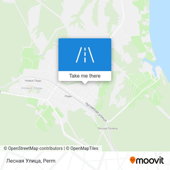 Лесная Улица map