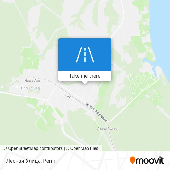 Лесная Улица map