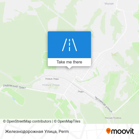 Железнодорожная Улица map