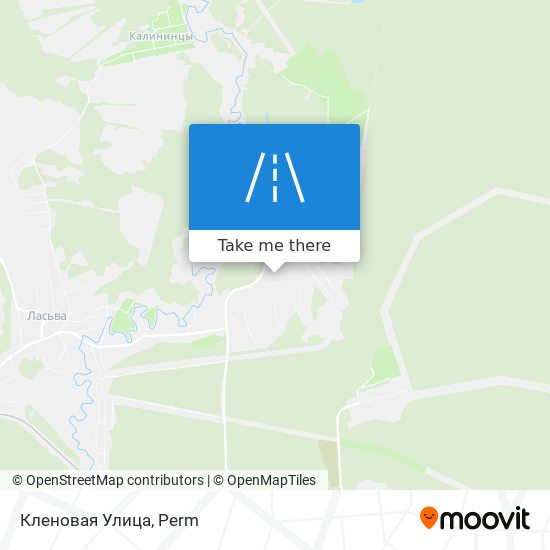 Кленовая Улица map