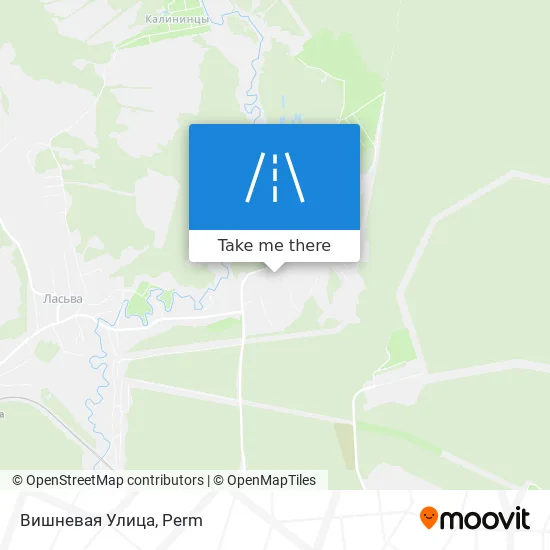 Вишневая Улица map