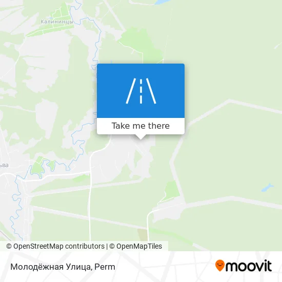 Молодёжная Улица map