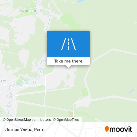 Летняя Улица map