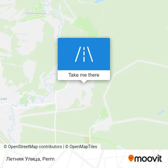 Летняя Улица map