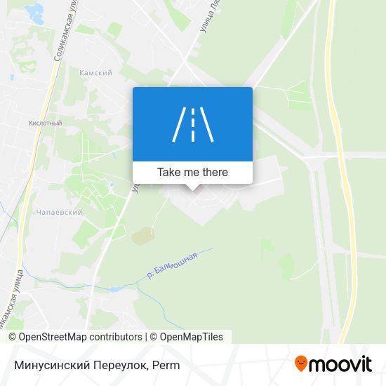 Минусинский Переулок map