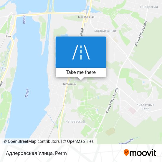 Адлеровская Улица map