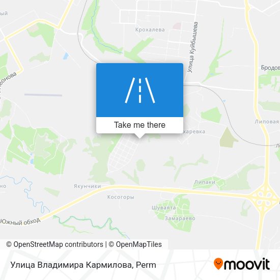 Улица Владимира Кармилова map