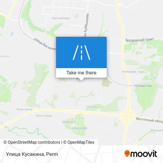 Улица Кусакина map