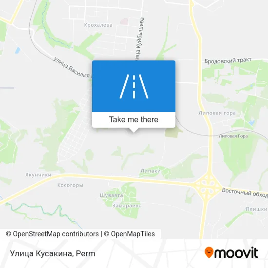 Улица Кусакина map