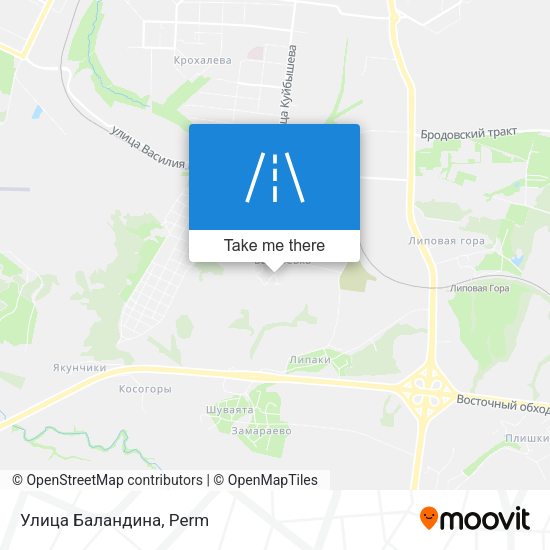 Улица Баландина map