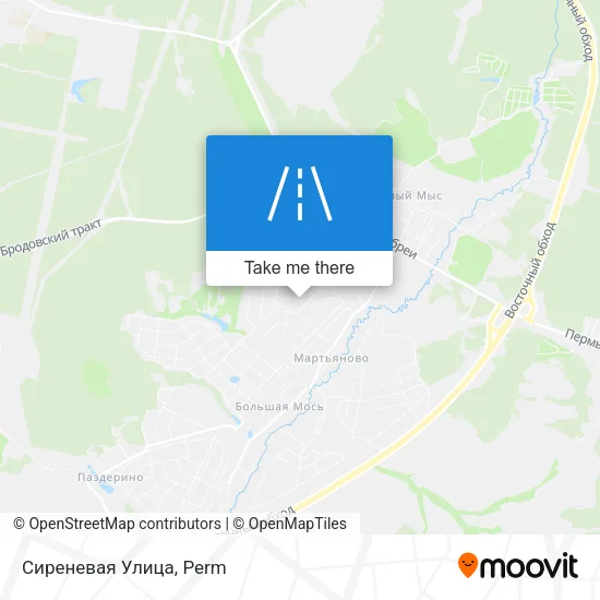 Сиреневая Улица map