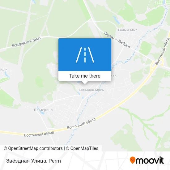 Звёздная Улица map