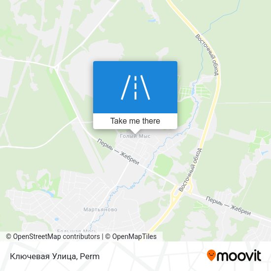 Ключевая Улица map