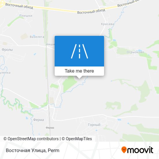 Восточная Улица map