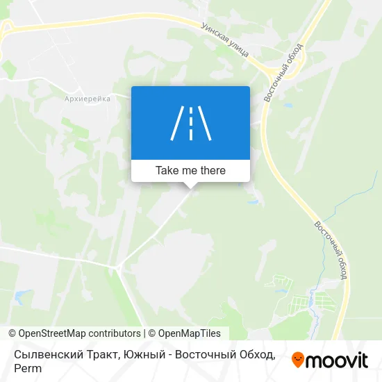 Сылвенский Тракт, Южный - Восточный Обход map