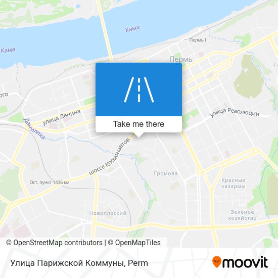 Улица Парижской Коммуны map