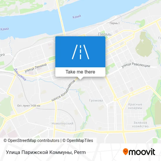 Улица Парижской Коммуны map