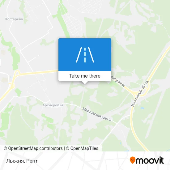 Лыжня map