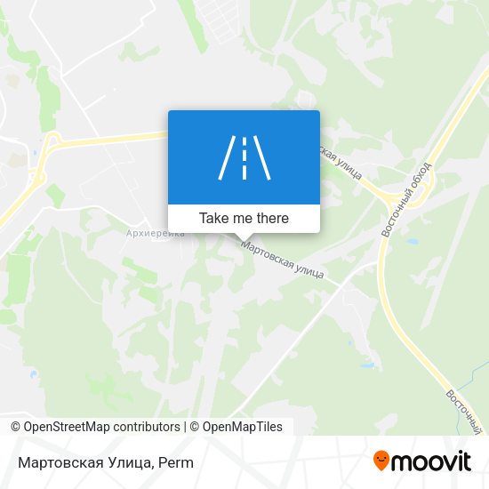 Мартовская Улица map